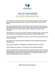 Value Exchange in Lead Generation